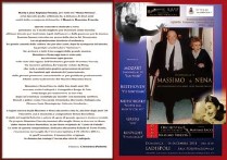 Brochure - Hommage à Massimo e Nena